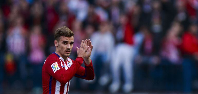Antoine Griezmann, en el partido del Atlético ante el Celta.