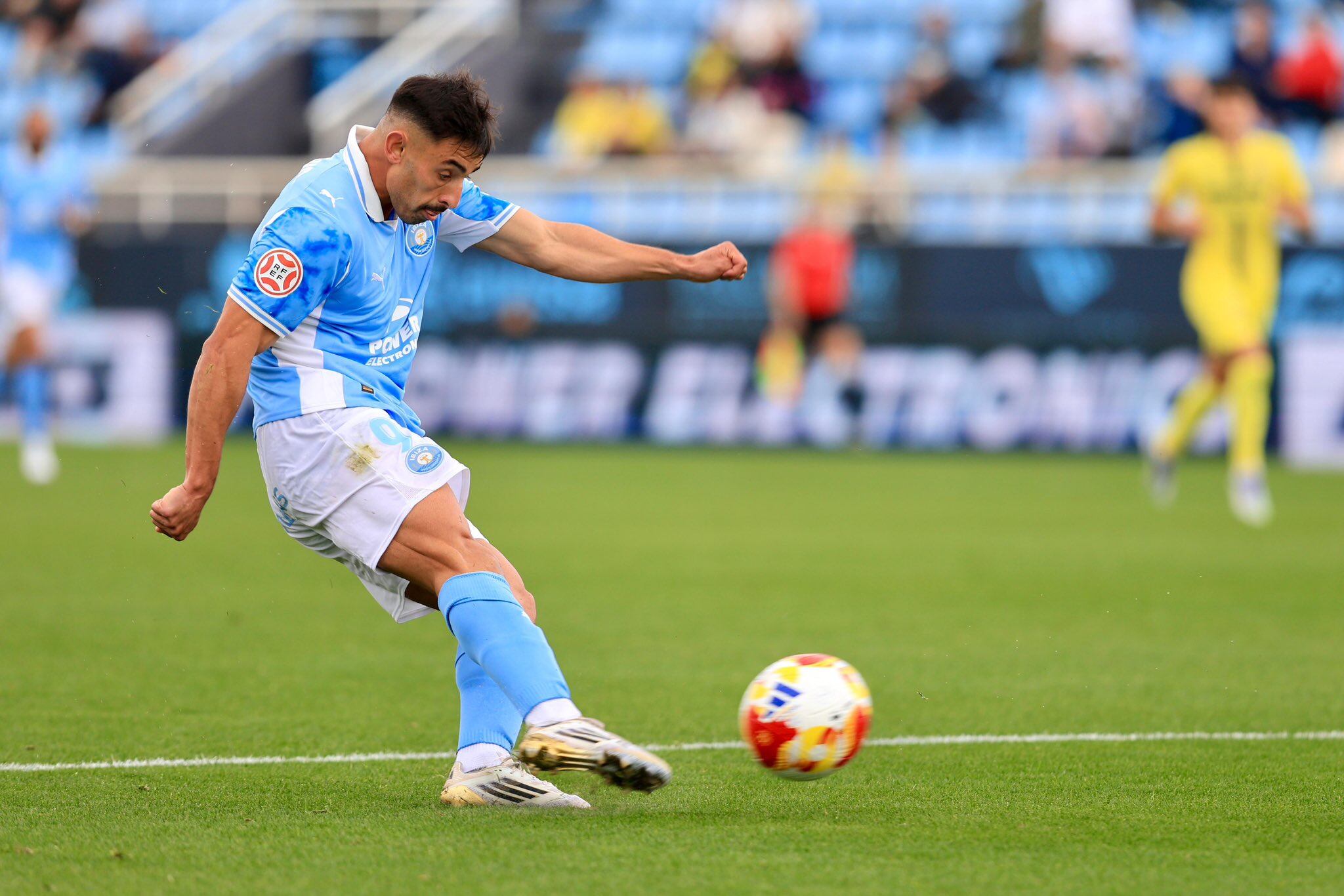 Davo, en un lance del partido