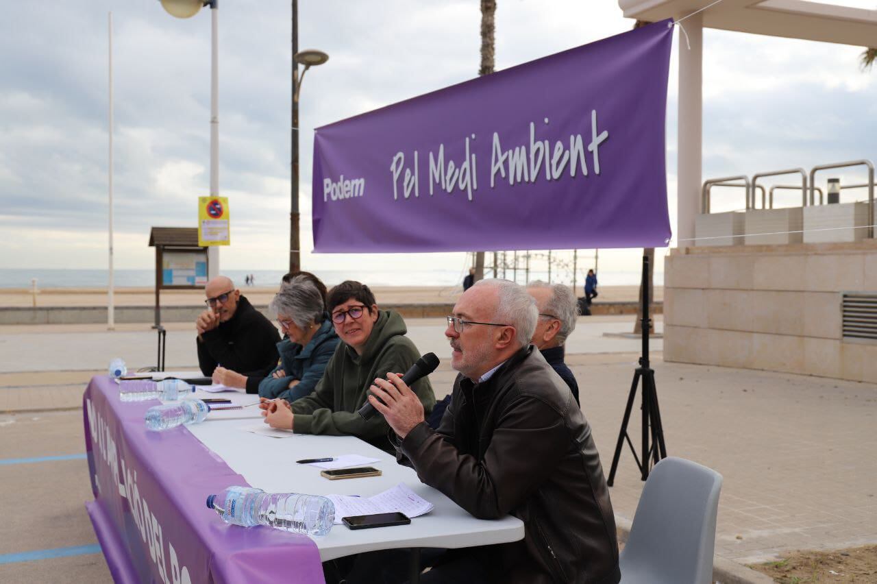 Podem ha celebrado este sábado en València un acto en Alboraia para defender el territorio