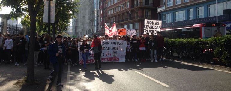 Manifestación contra la LOMCE