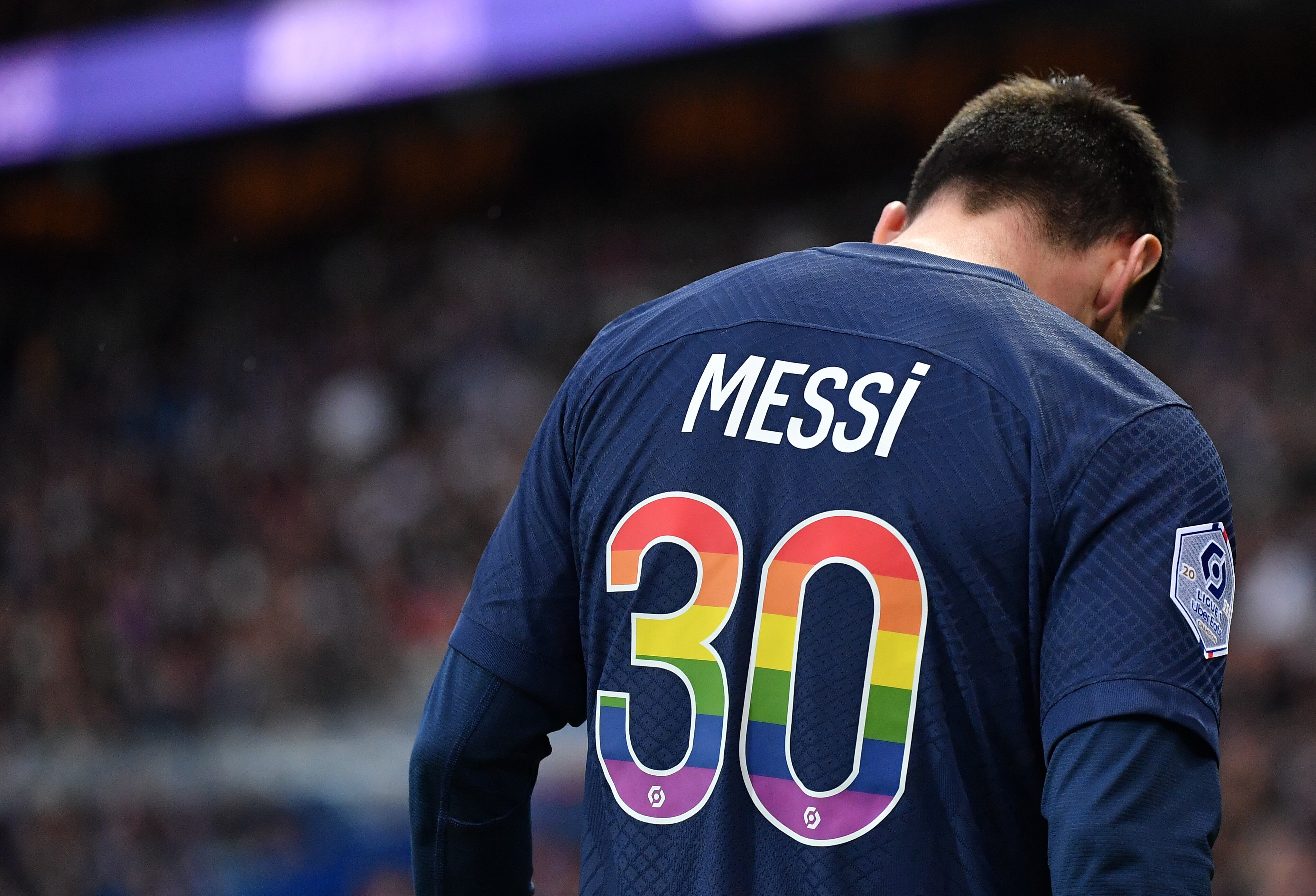 Lionel Messi, durante un partido con el PSG