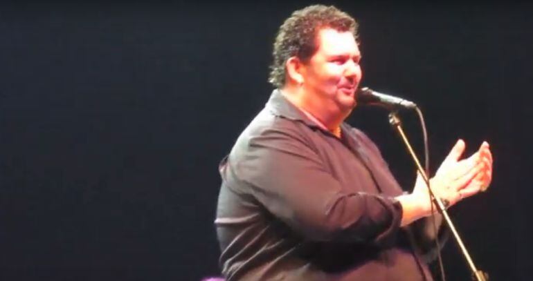 "Juanillorro" durante su actuación en la Fiesta de la Bulería el pasado sábado