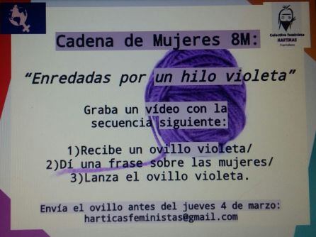 &quot;Enredadas por un hilo violeta&quot;