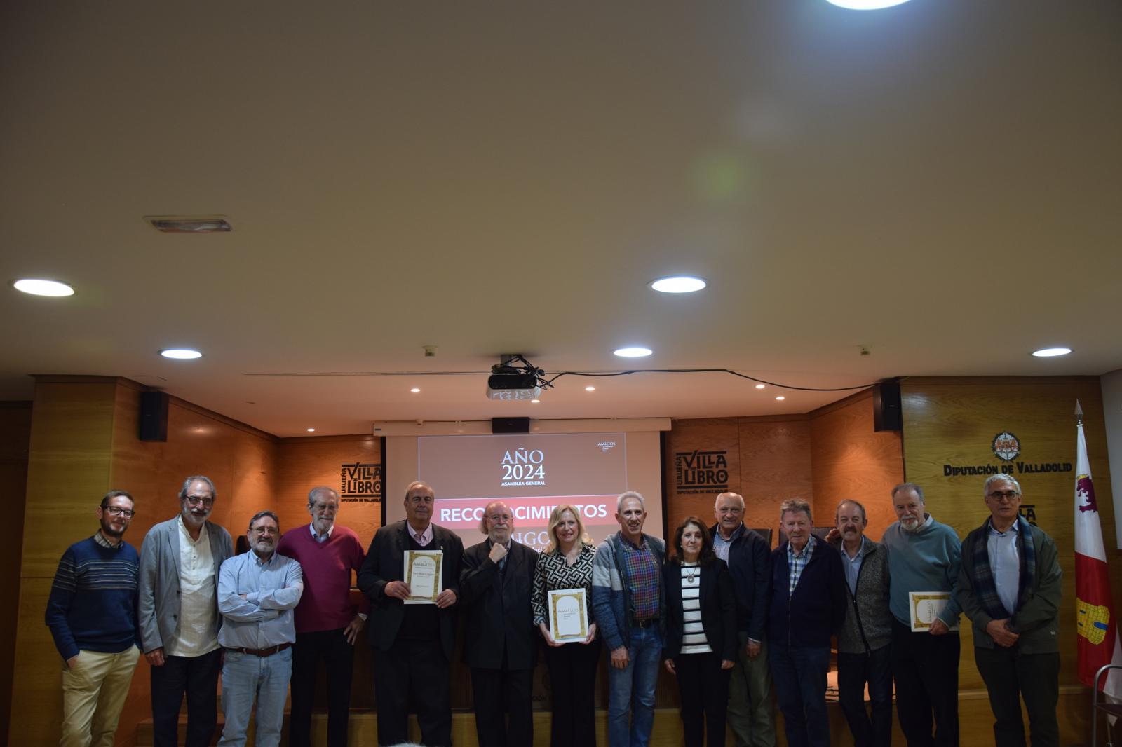 Todos los galardonados en los premios de la Asociación de Amigos de la fundación Joaquín Díaz