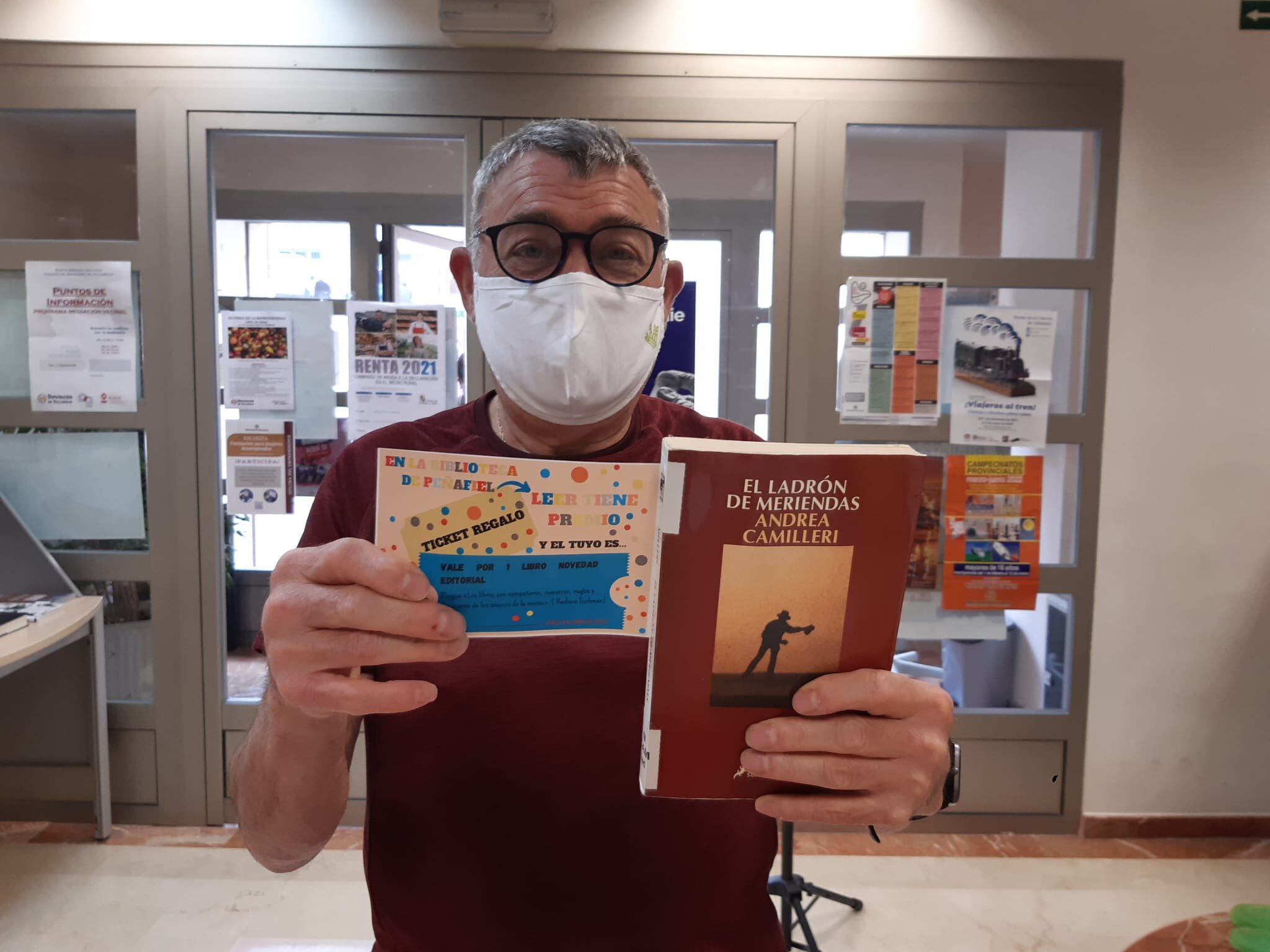 Uno de los ganadores del 'Leer tiene premio'