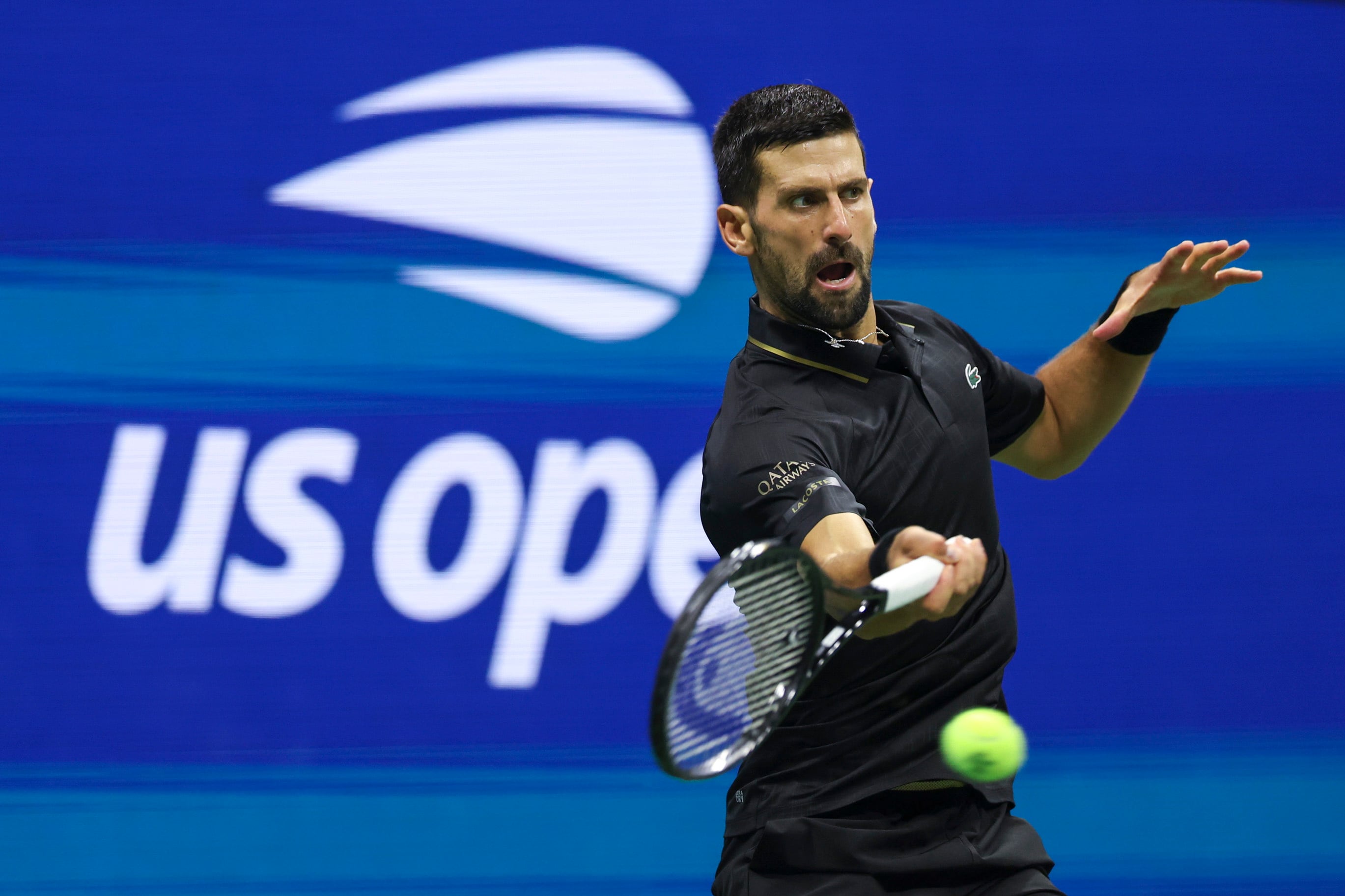 Novak Djokovic juega ante Taylor Fritz los cuartos de final del US Open