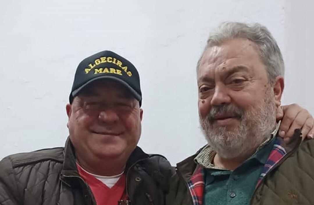 Fernando Lozano -izquierda- junto a Gómez Oliva.