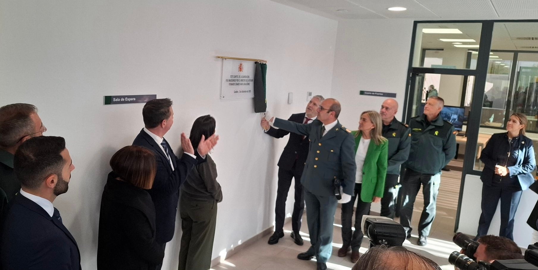 Inauguración del nuevo cuartel