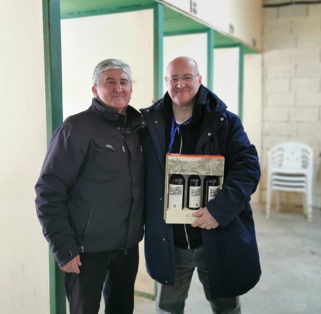 Pepe Viu y Rafael Velasco en el CT Loreto