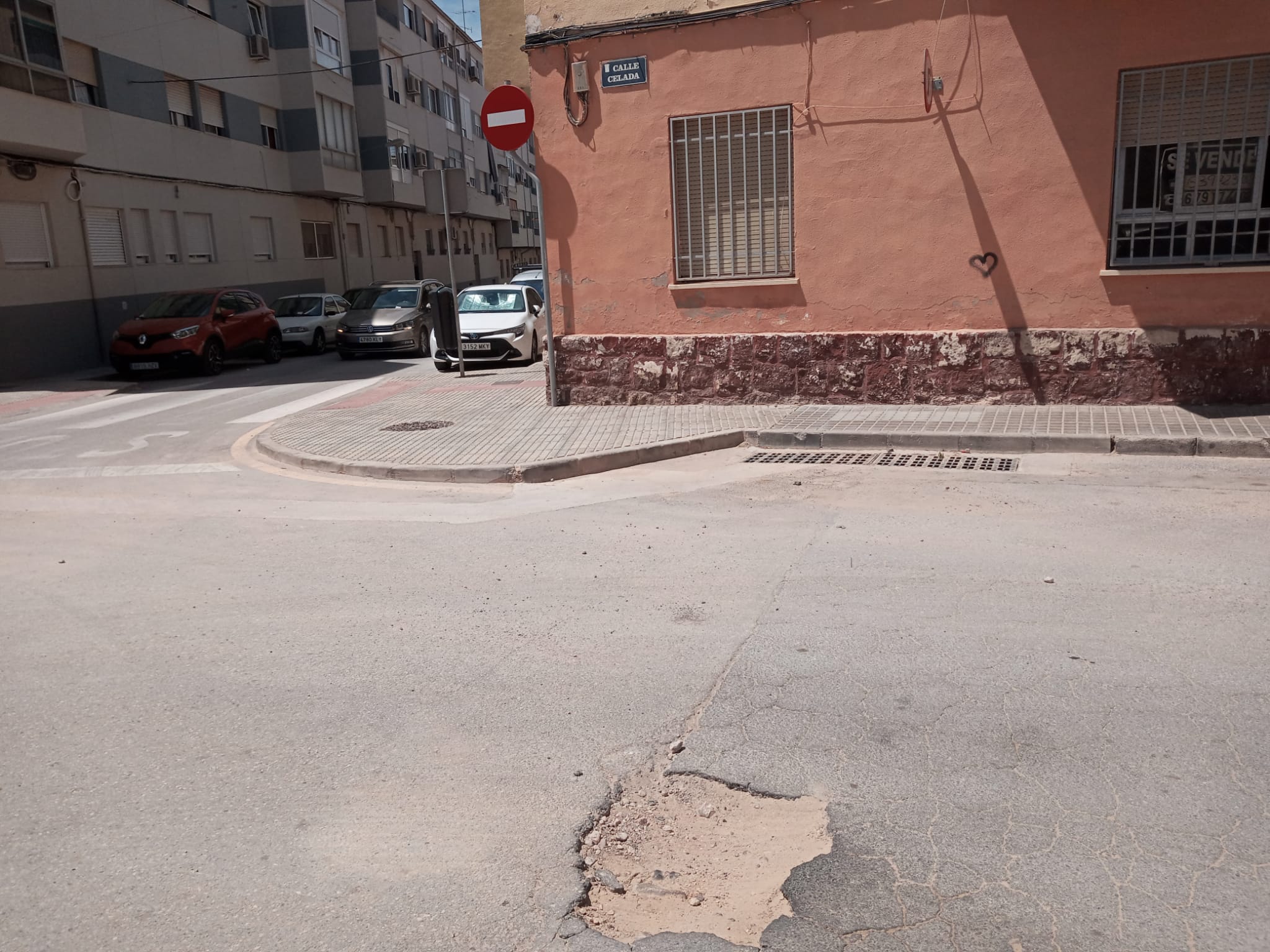 Calles objeto de parcheo