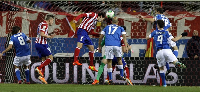 El uruguayo fue el autor del gol de la victoria