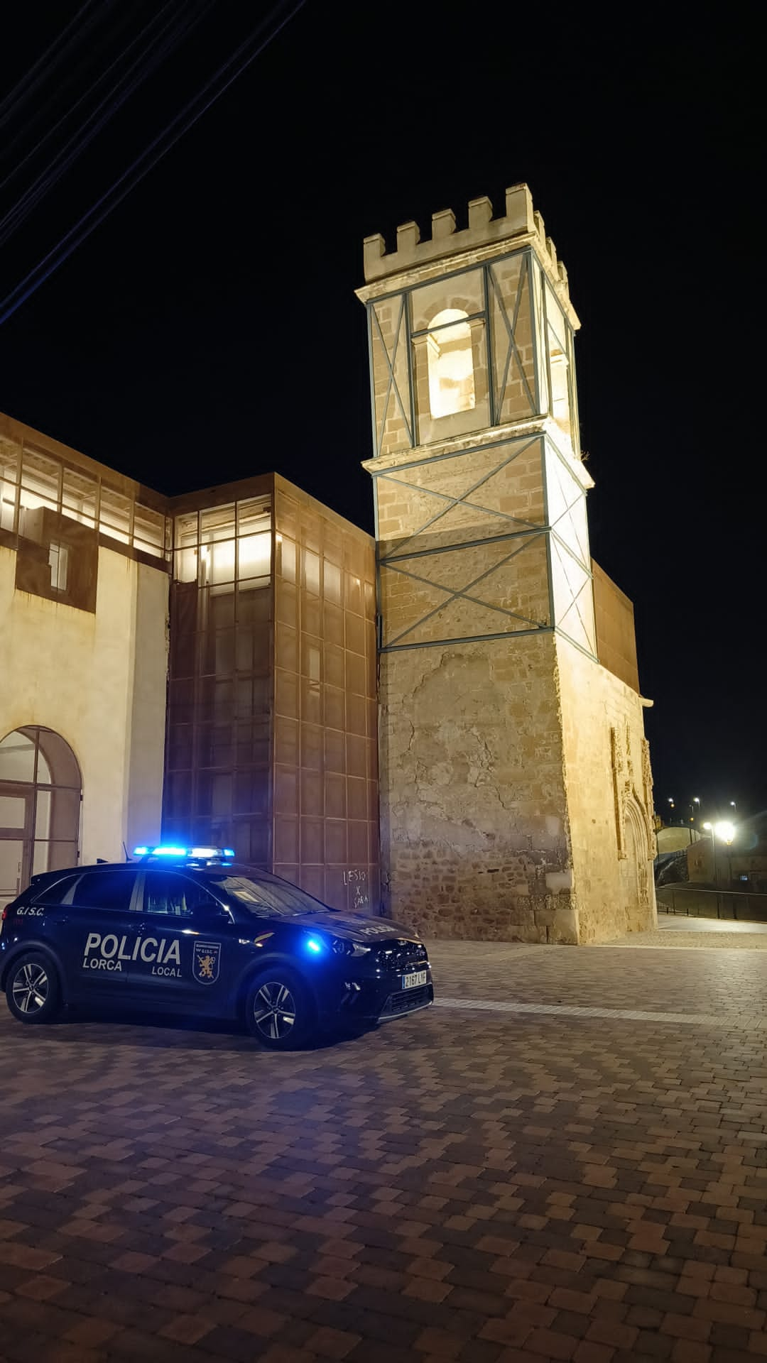 Una persona ha sido detenida por robar material del cuarto de baño de la antigua iglesia de San Pedro de Lorca