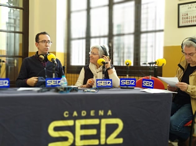 Córdoba Hoy por Hoy desde el IES Maimónides. José María Martín, Oliva Acosta y Ramón Medina.