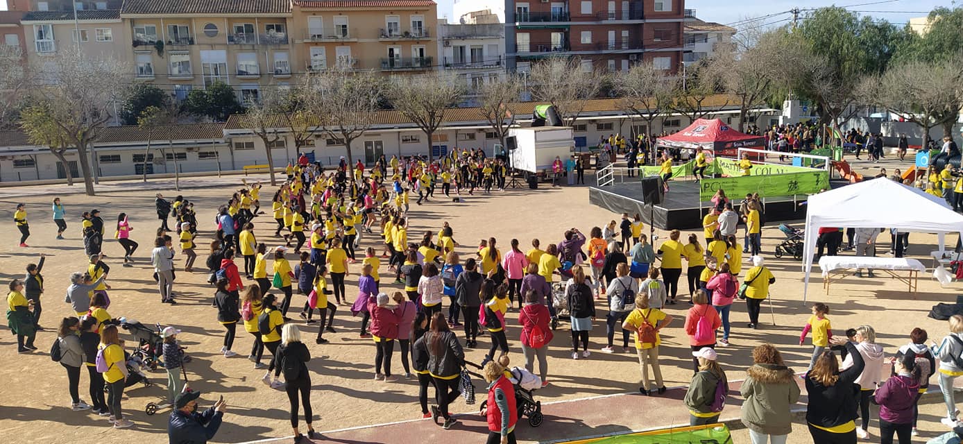Momentos previos a la salida de la Cursa de la Dona en Xàbia.