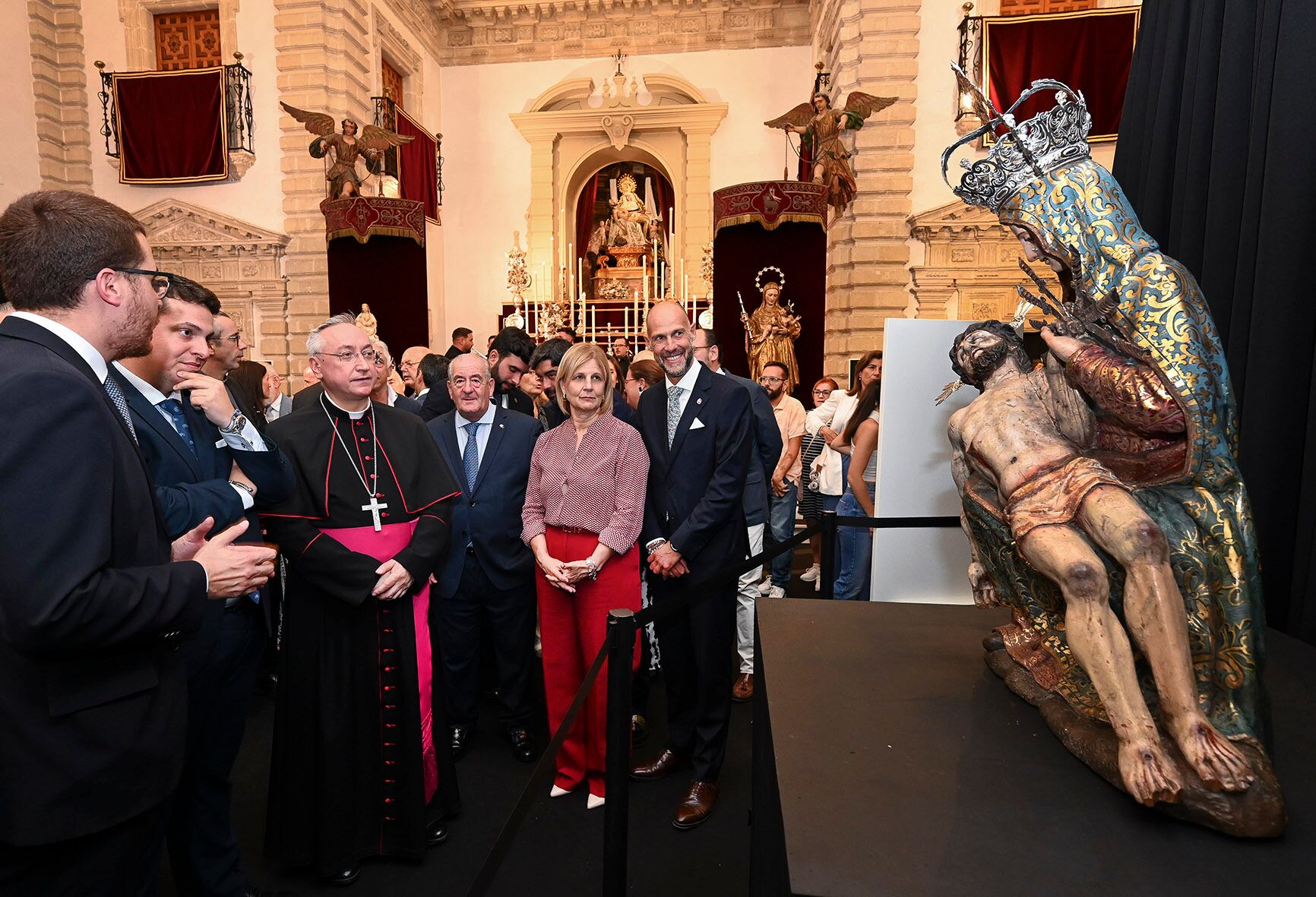 La muestra se encuentra en el interior de la capilla de Las Angustias, en Jerez