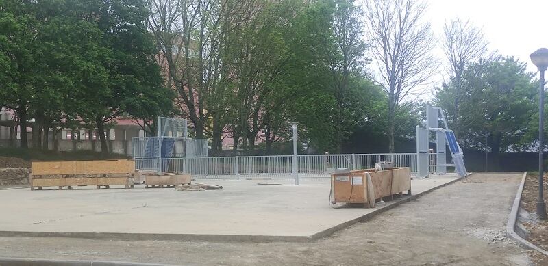 Todavía faltan por ejecutar una serie de trabajos en el parque de ocio y juegos (foto: Concello Ferrol)