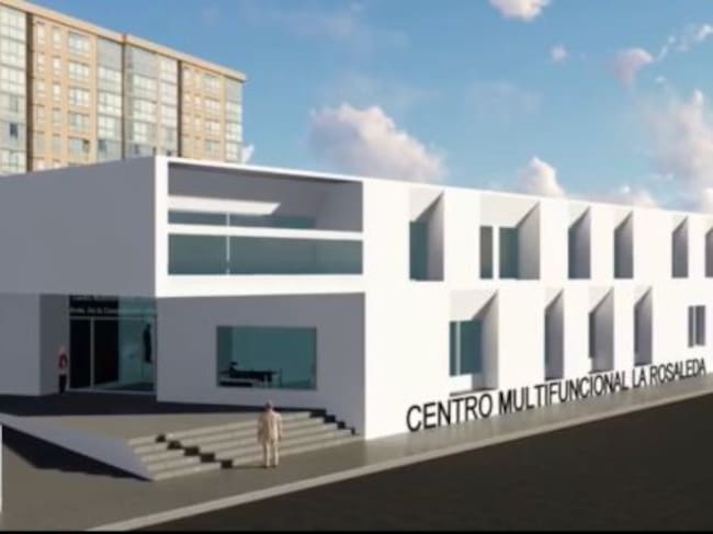 La fachada de la Residencia