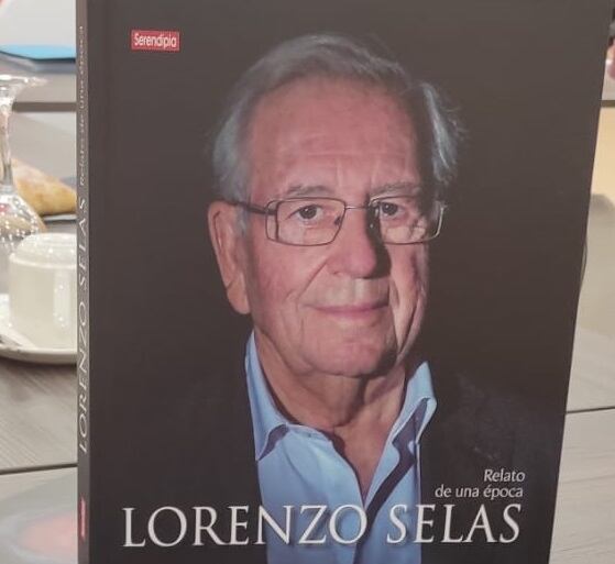 Portada del libro &quot;Lorenzo Selas&quot;, Relato de una época