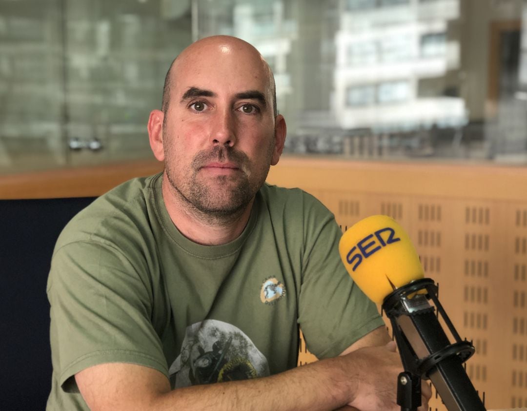 Bruno Gómez, als estudis de Ràdio Girona