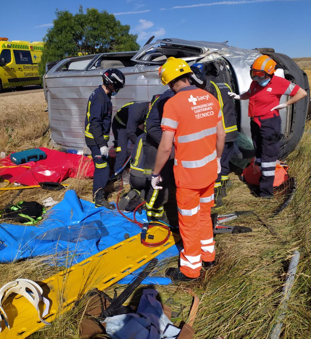 Herido un matrimonio en accidente de tráfico