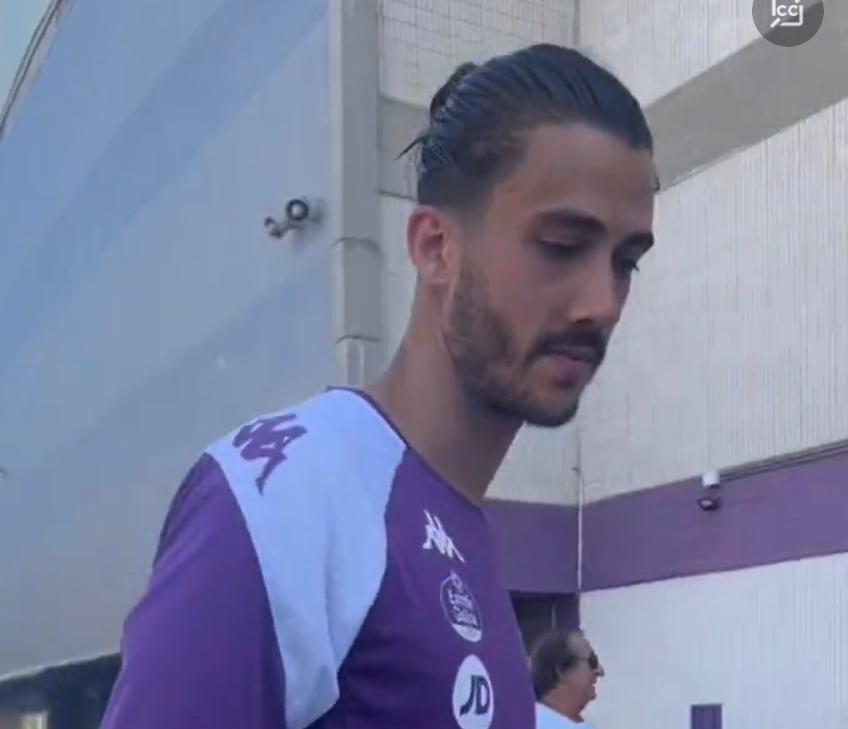 Henrique ya entrenó con sus nuevos compañeros en Los Anexos/ Real Valladolid
