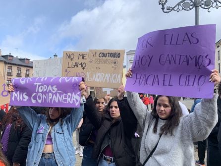 Estudiantes en la huelga 6M