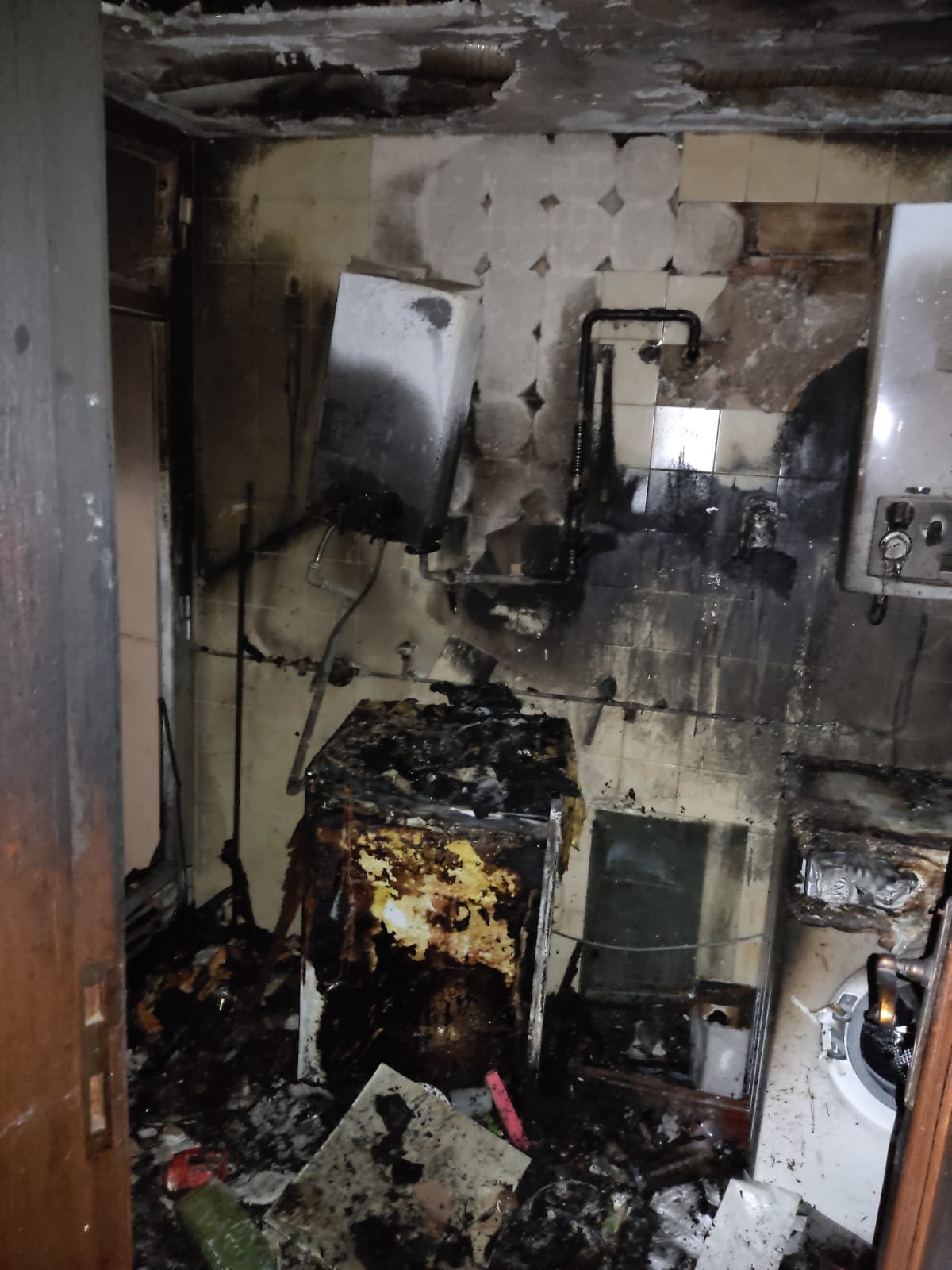 Imagen de la zona afectada