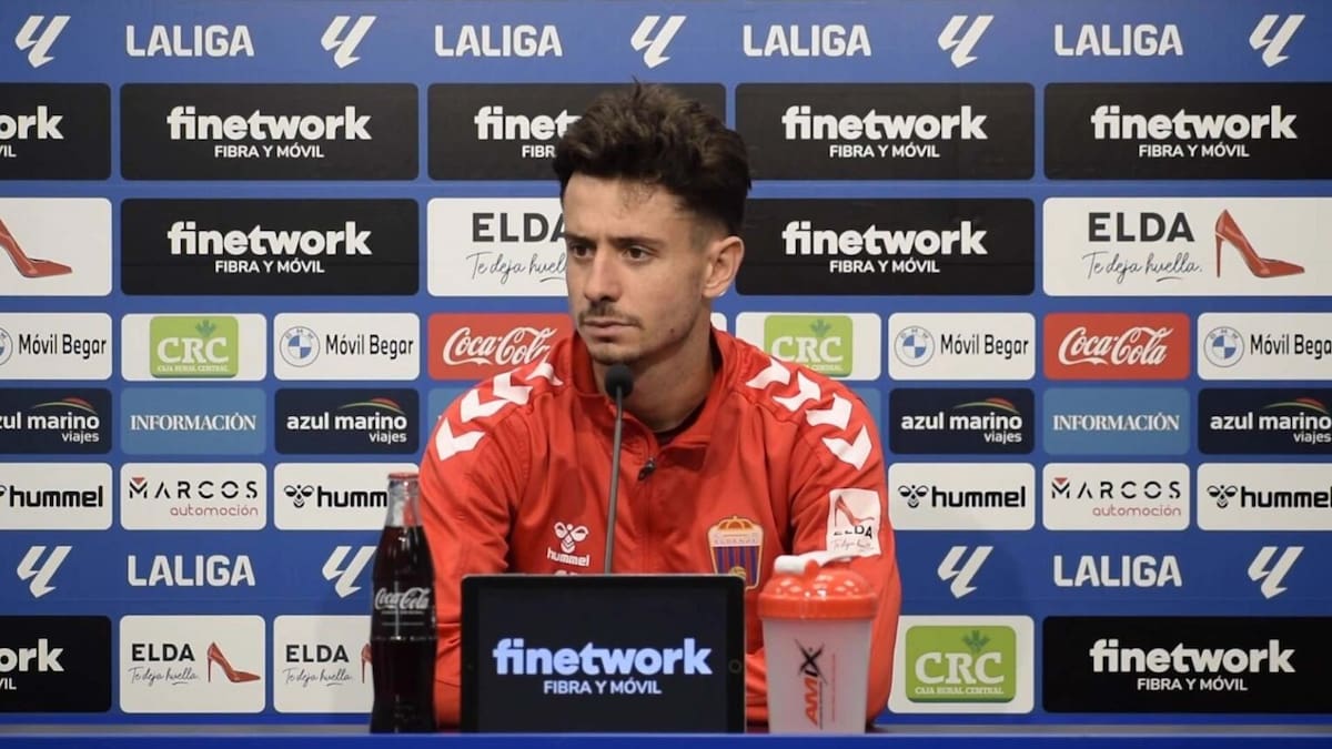 Toni Abad, futbolista del Eldense, sobre la visita al Real Sporting