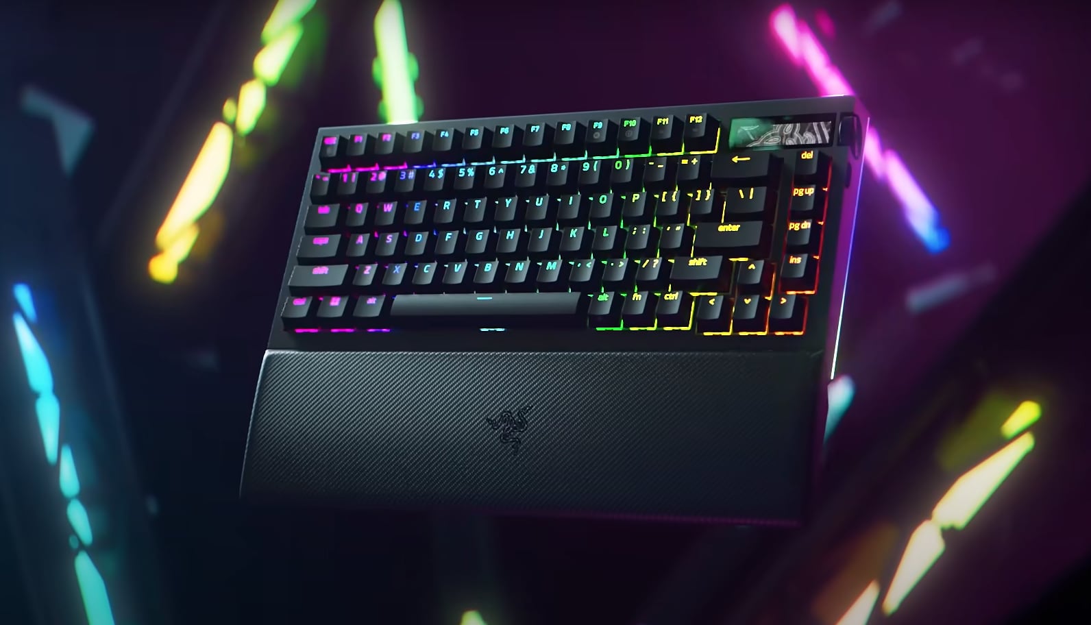 Así es el Razer BlackWidow V4 Pro 75%.