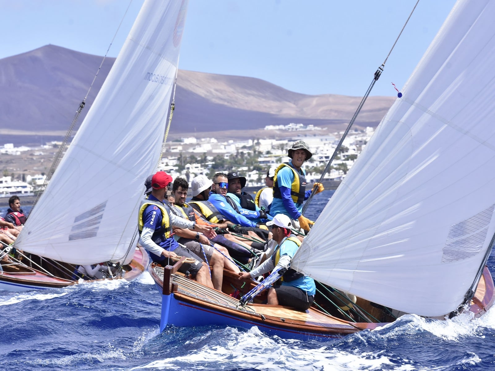 Segunda regata de la Liga Insular de Lanzarote de 8&#039;55 metros en Lanzarote.