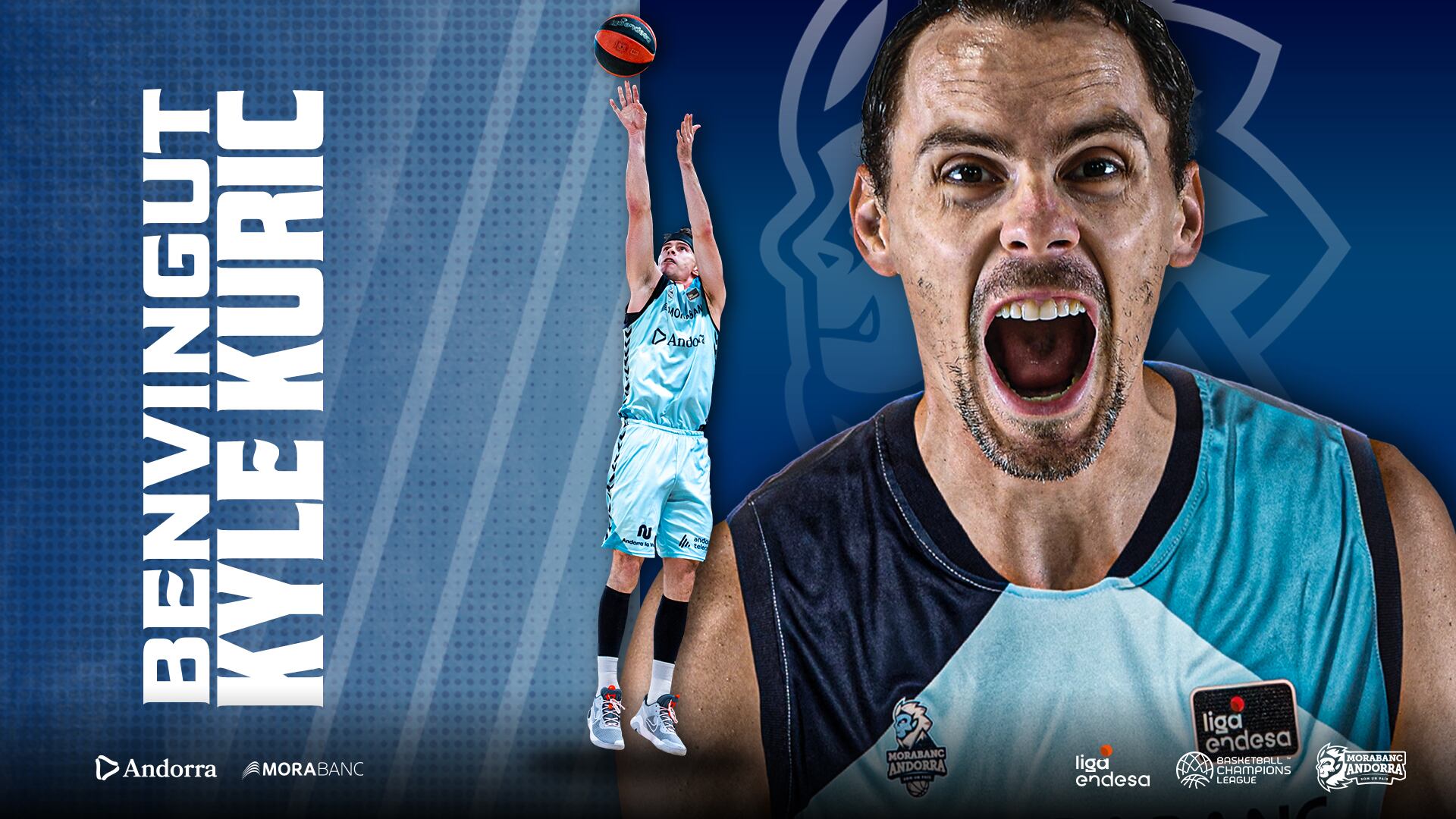 Kyle Kuric completa la plantilla del Morabanc 24/25