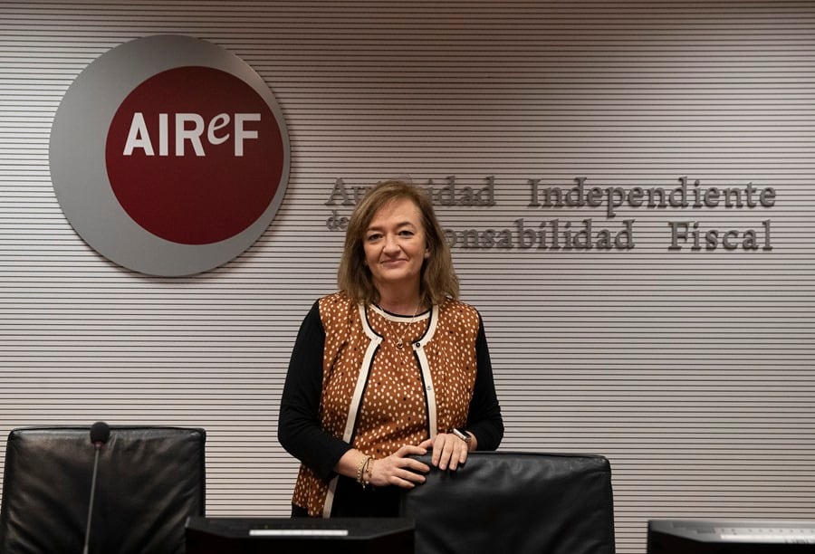 MADRID, 24/03/2023.- La presidenta Autoridad Independiente de Responsabilidad Fiscal (AIReF), Cristina Herrero