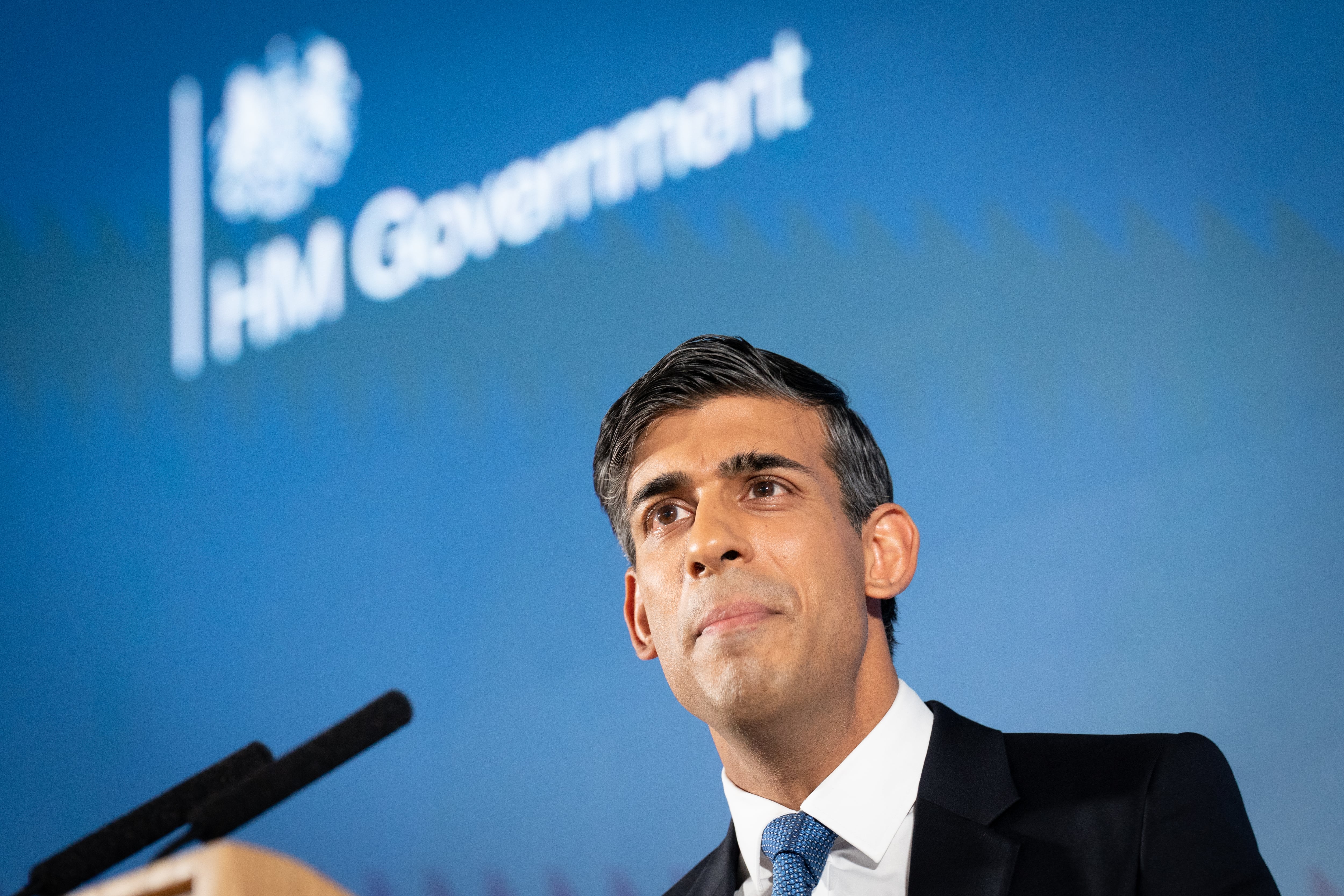 El primer ministro británico, Rishi Sunak