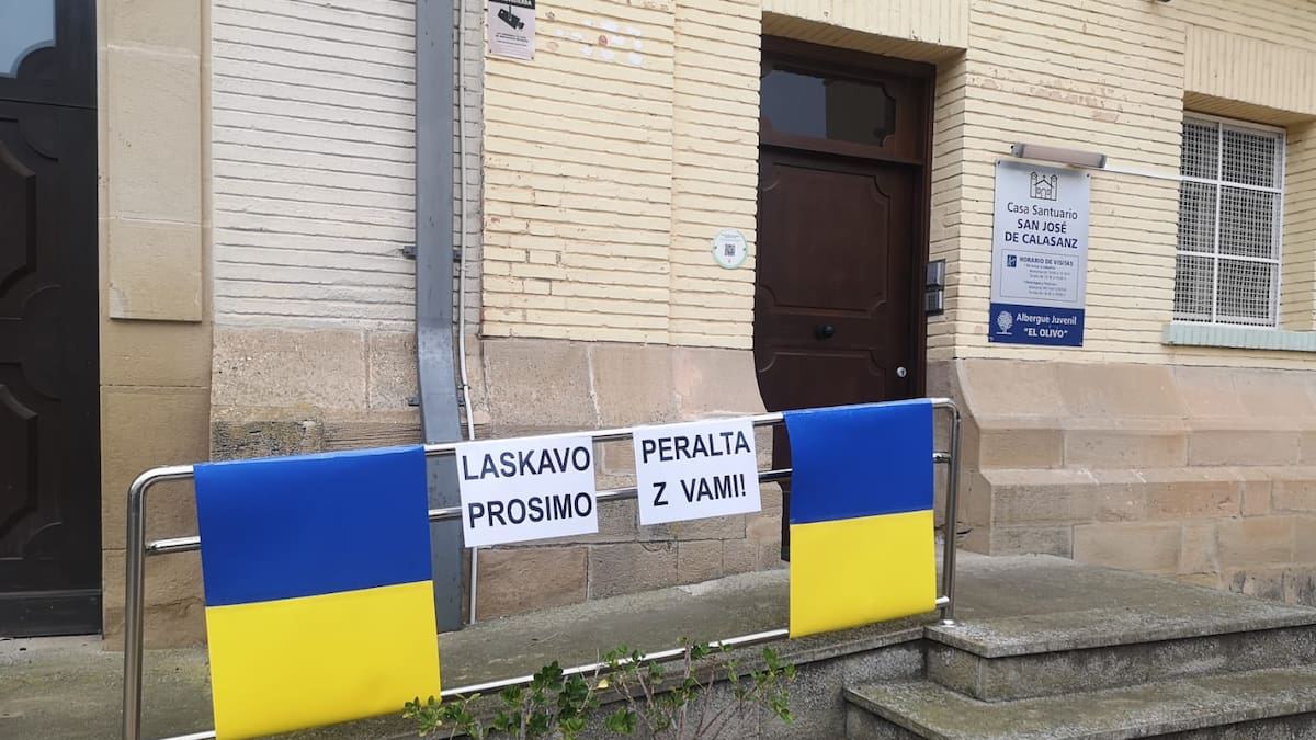 El albergue de Peralta de la Sal, hogar de más de 50 refugiados ucranianos