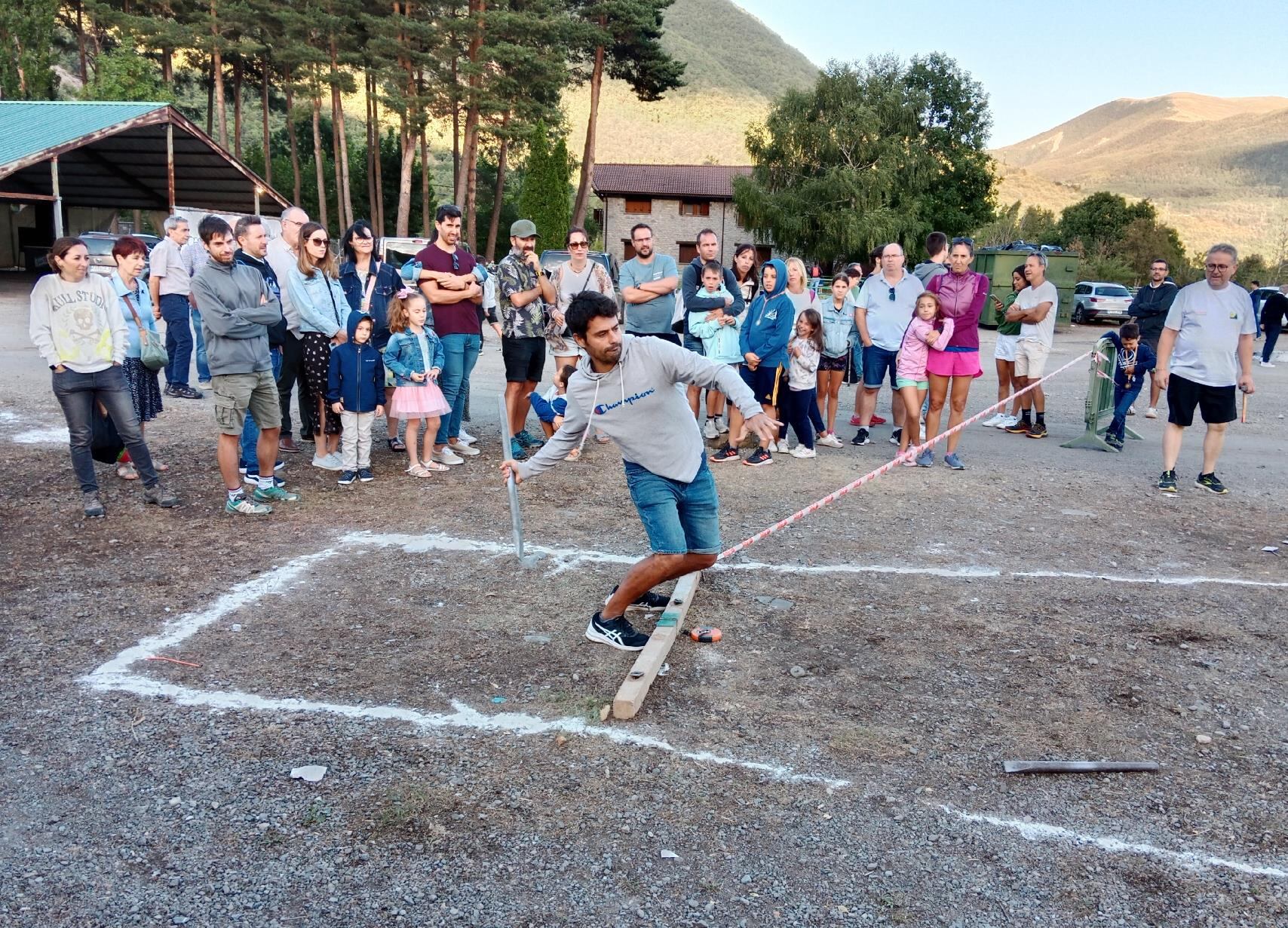 Juegos tradicionales en Biescas