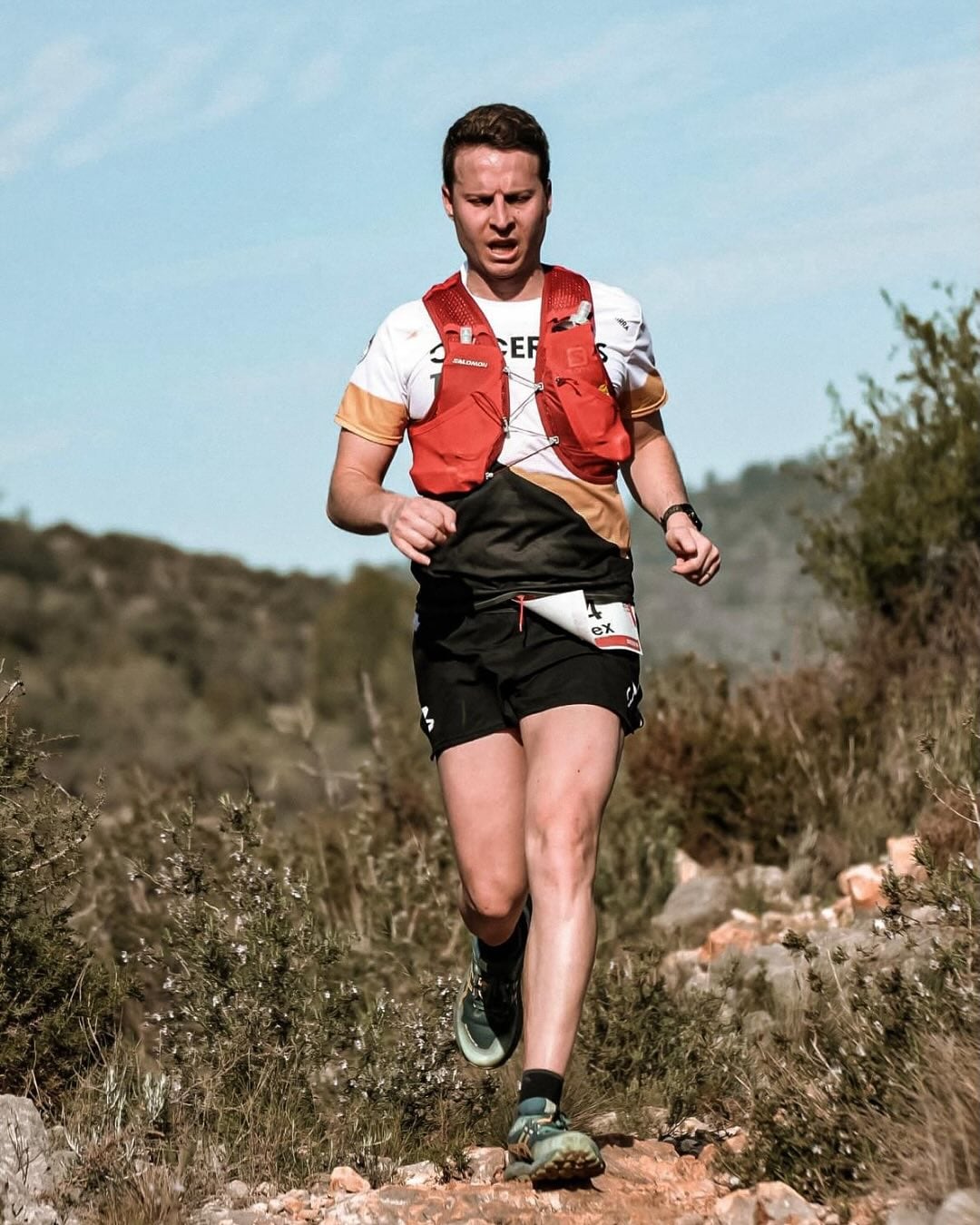 Alejandro Martínez en carrera