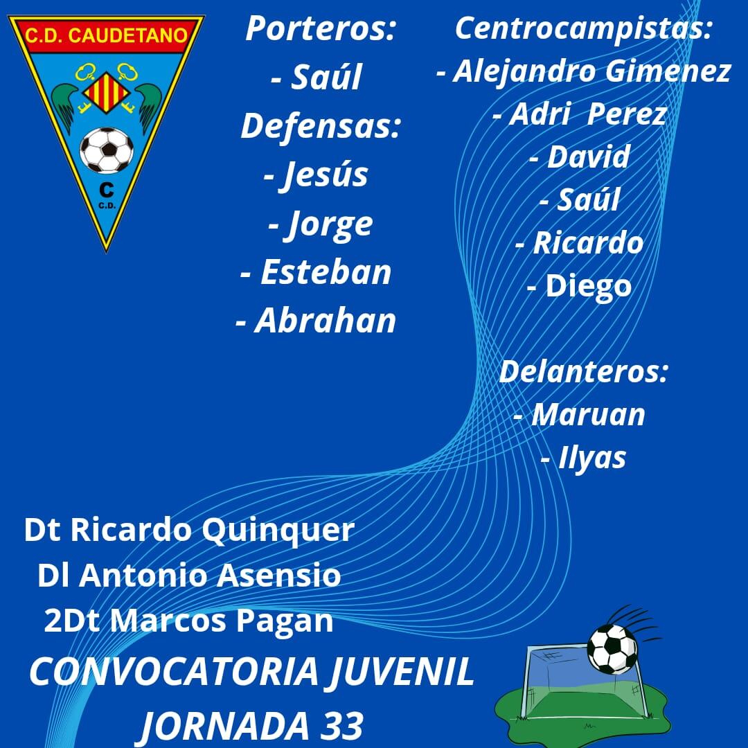 Convocatoria del juvenil