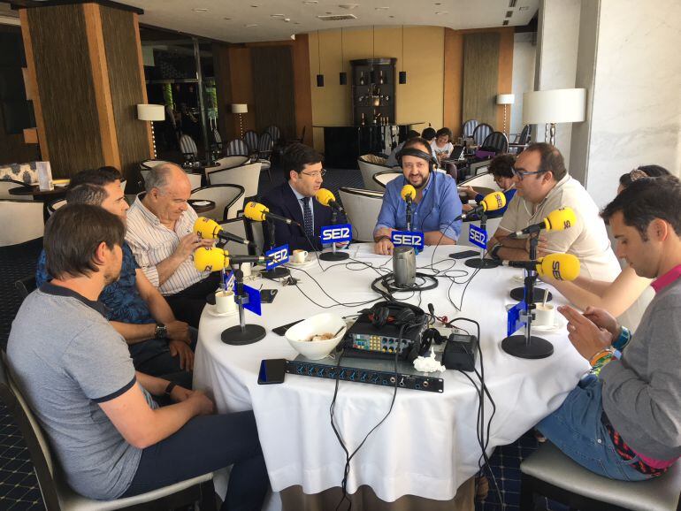 Jesús León, en la tertulia deportiva de Radio Córdoba