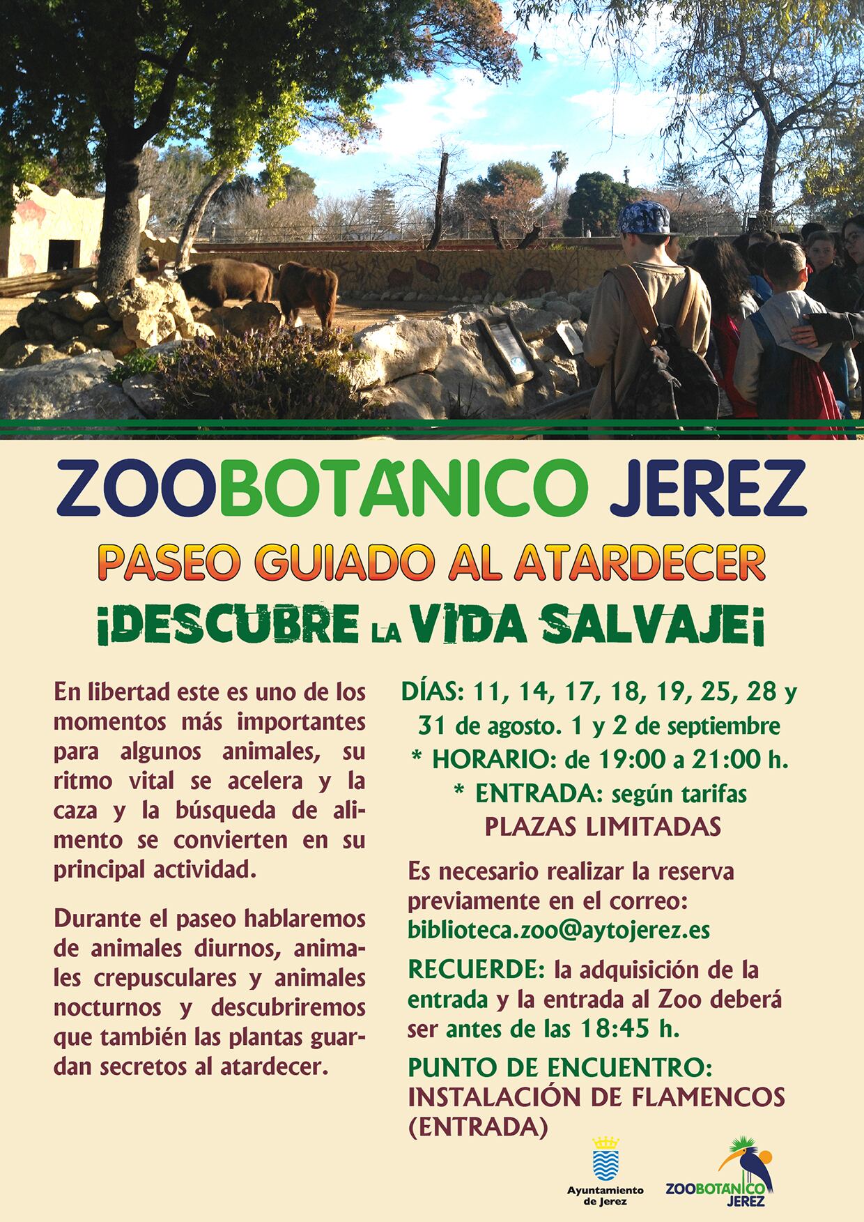 Vuelven los paseos Guiados al Zoo