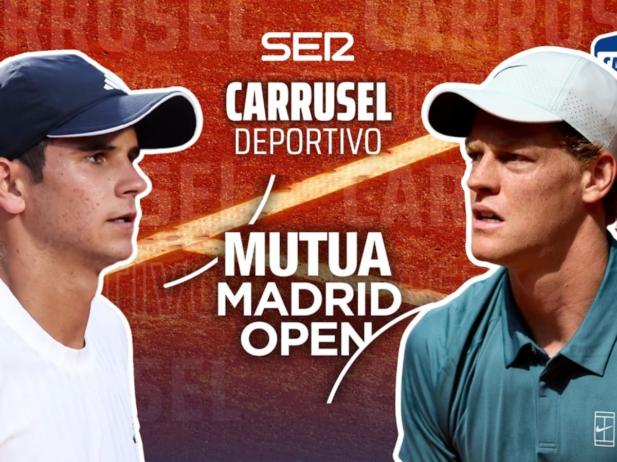 Jannik Sinner-Rafael Jódar, en directo: el partido de cuartos de final del Mutua Madrid Open, en vivo