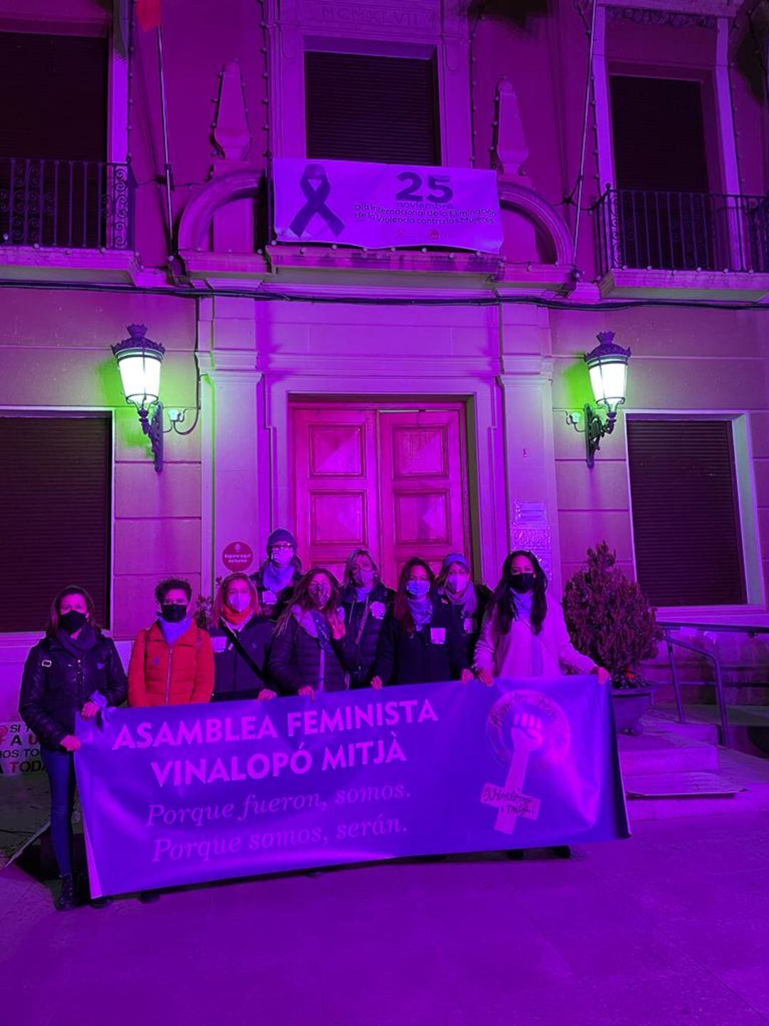 Concentración de la Asamblea Feminista en Elda