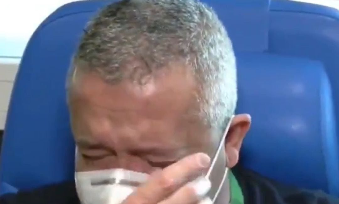 Uno de los primeros sanitarios en recibir la vacuna contra el COVID-19, en Andalucía.