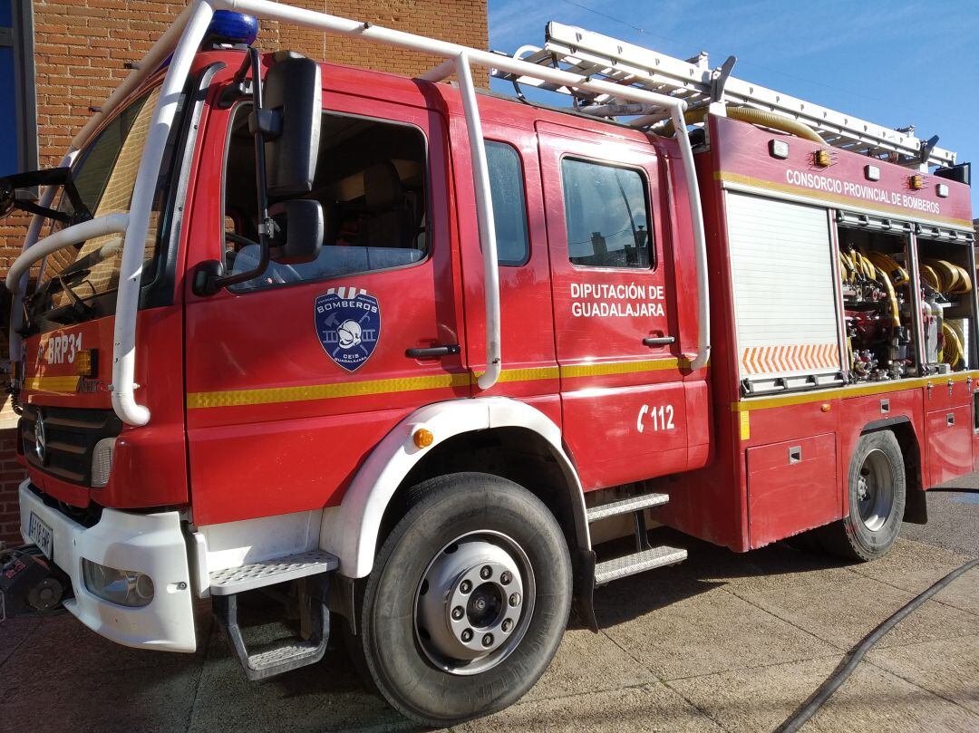 Camión del Consorcio de Bomberos de Guadalajara