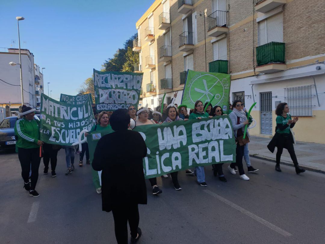 Manifestación del Ampa Isabel La Católica