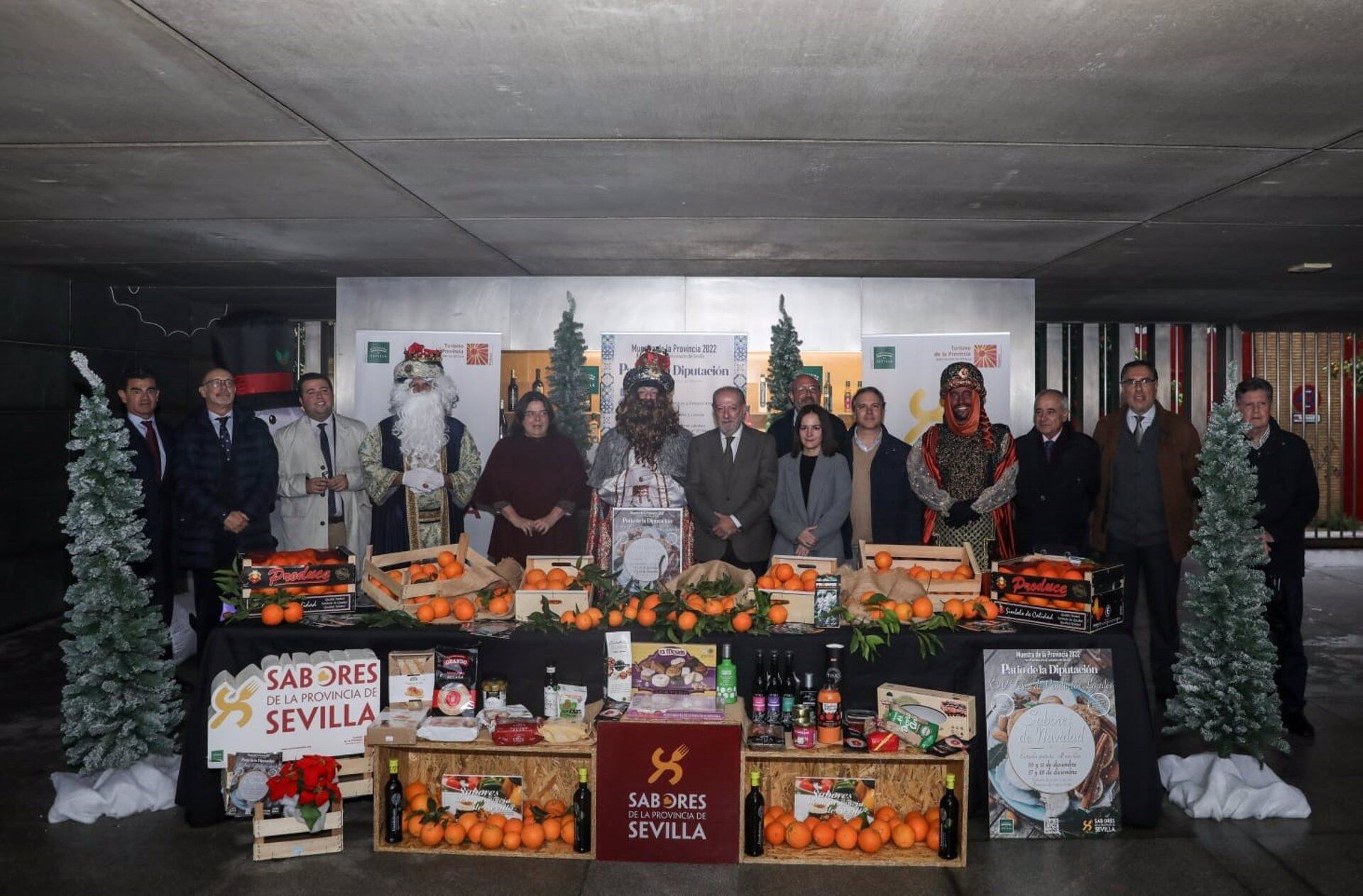 Exposición de productos gastronómicos de la provincia de Sevilla en el marco de la Feria &#039;Sabores de Navidad&#039;/Diputación de Sevilla