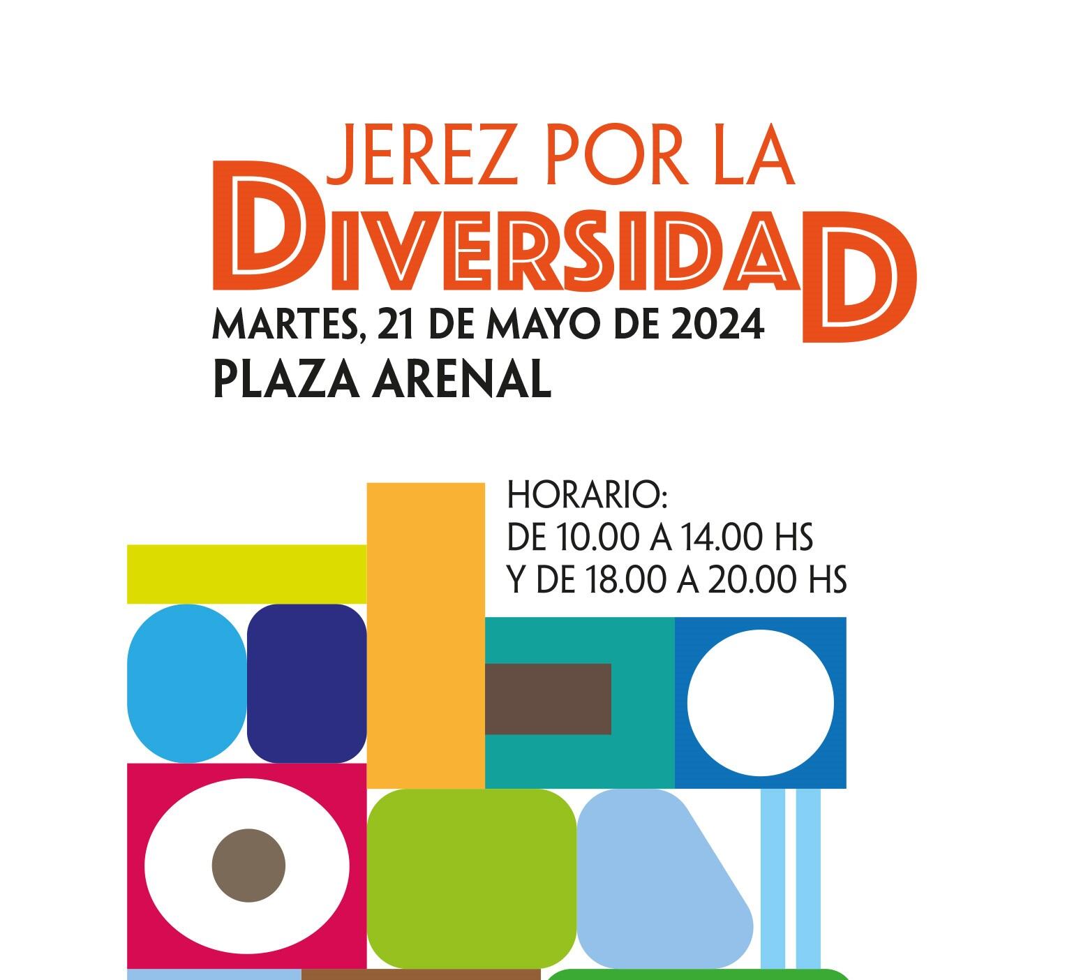 Cartel de las jornadas que se celebran este martes en la plaza del Arenal
