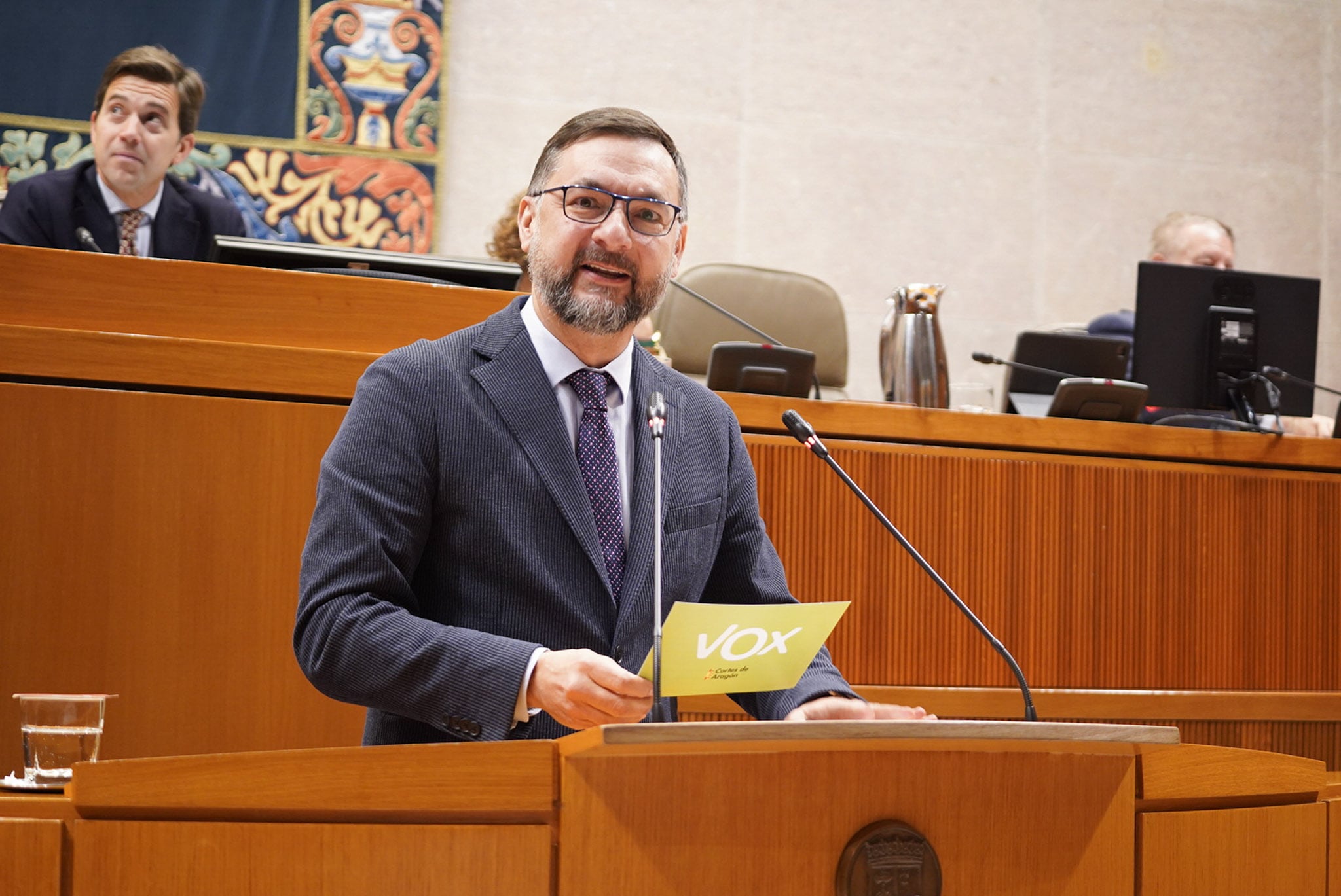 Fermín Civiac, diputado de Vox en las Cortes de Aragón