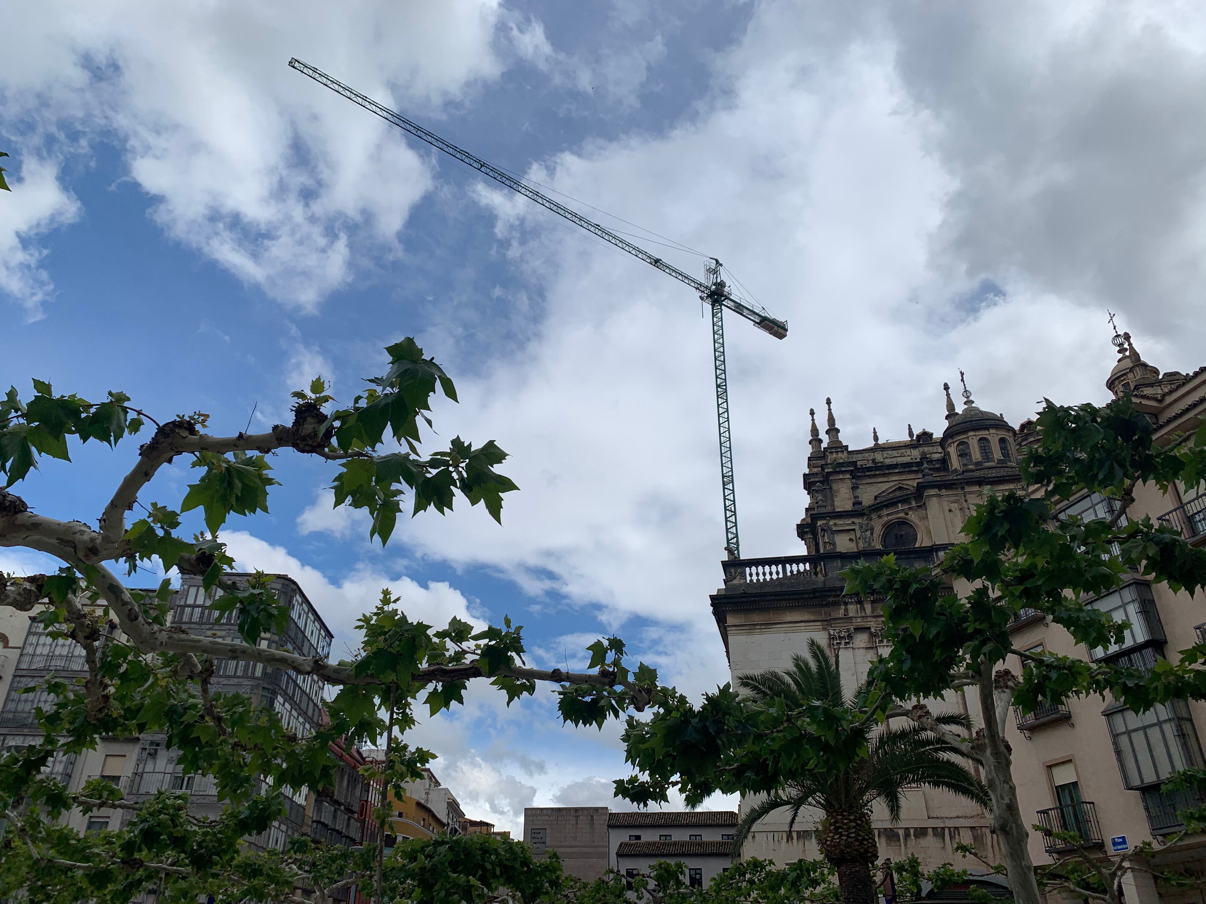 Grúa de la catedral de Jaén.