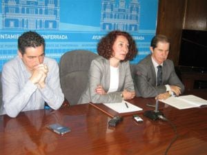 Rueda de prensa en el ayuntamiento de Ponferrada