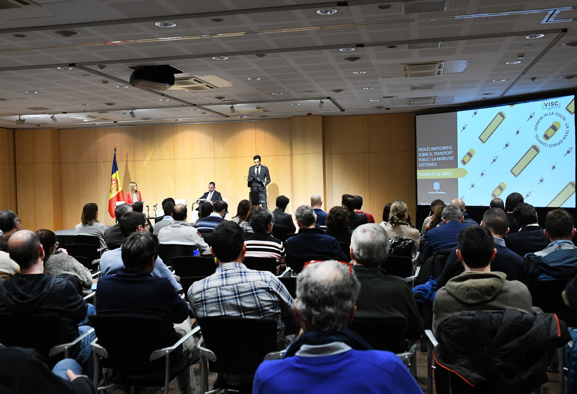 Una de les sessions que s'han fet en el marc del procés participatiu sobre el transport públic